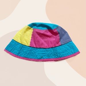 90s Color Block Bucket Hat